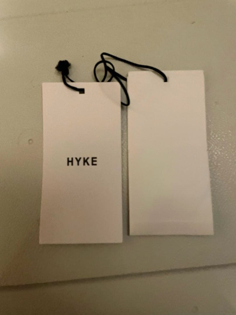 HYKE(ハイク) BACK SATIN BAKER PANTS