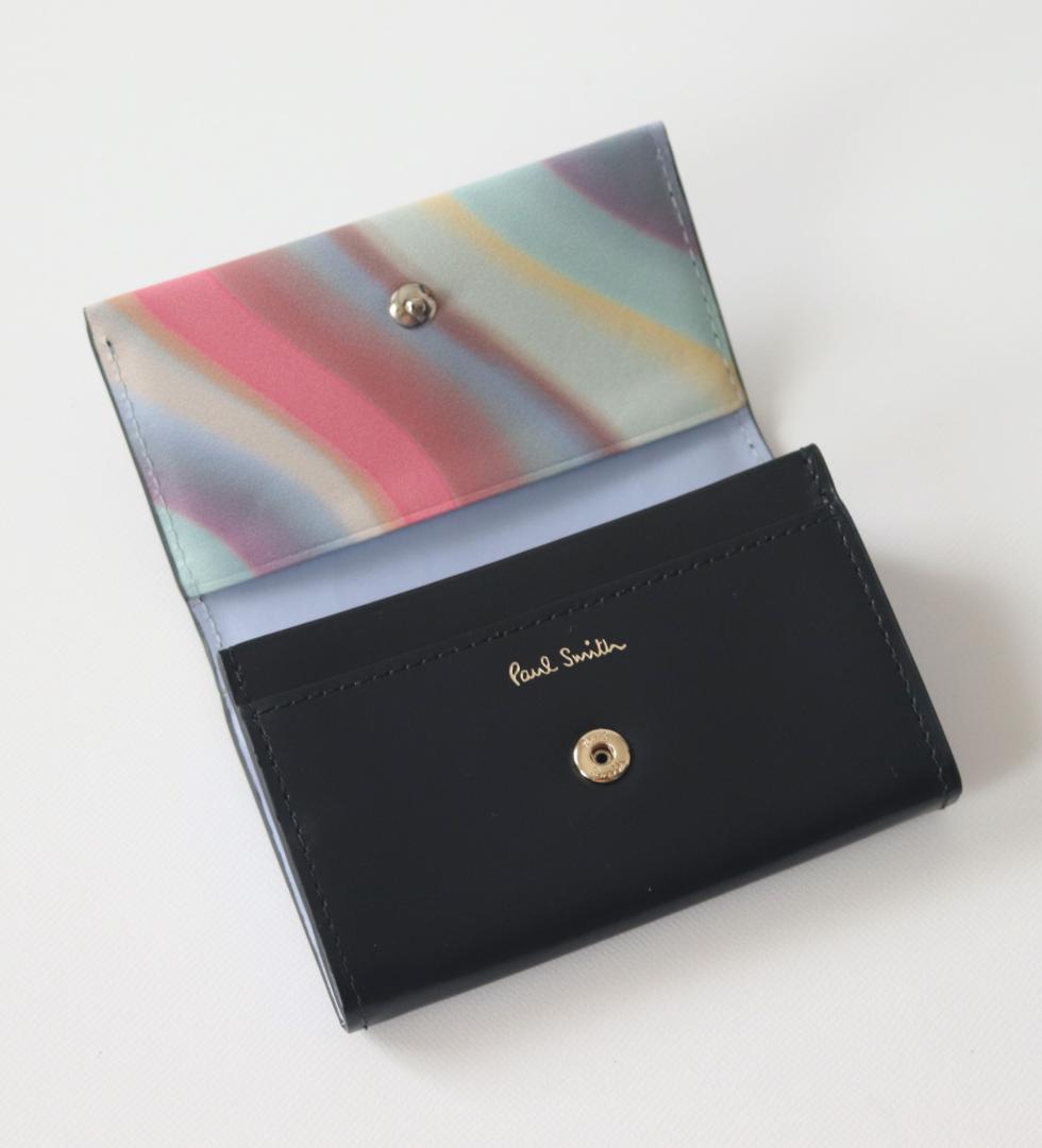 17,600円新品タグ付き【ポールスミス】現行モデル 名刺入れ カードケース 黒