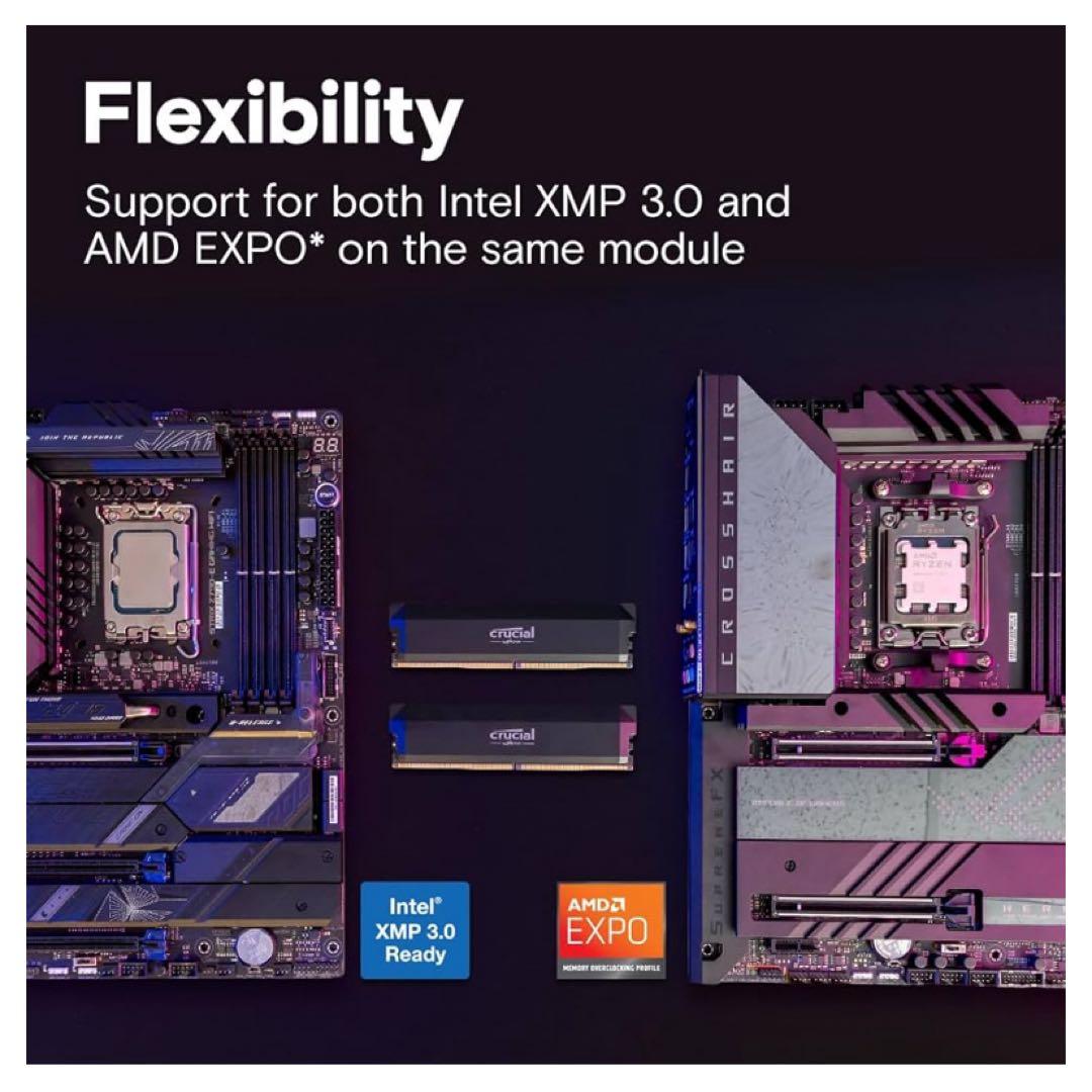 メモリー Crucial DDR5-6400 CP2K32G64C40U5B