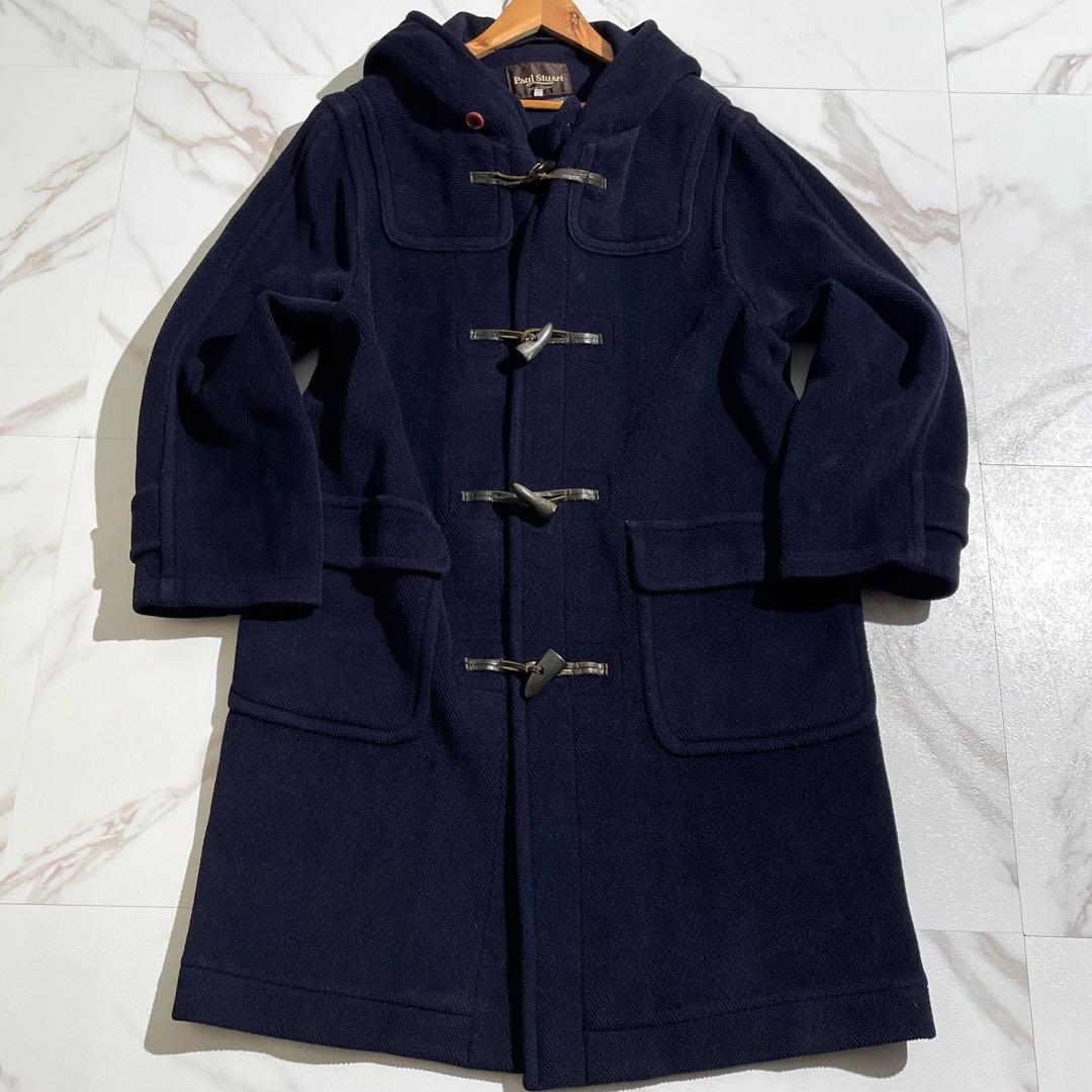 【超希少✨】ポールスチュアート ヘリンボーン ダッフルコート ムーアブルック 紺