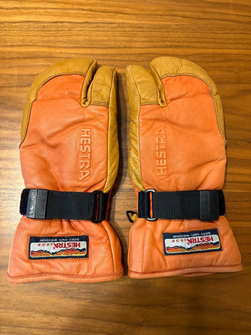 Hestra レザー ミトングローブ サイズ8