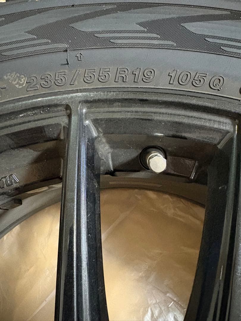 YOKOHAMA iceGUARD GO75 19インチタイヤホイール4本セット