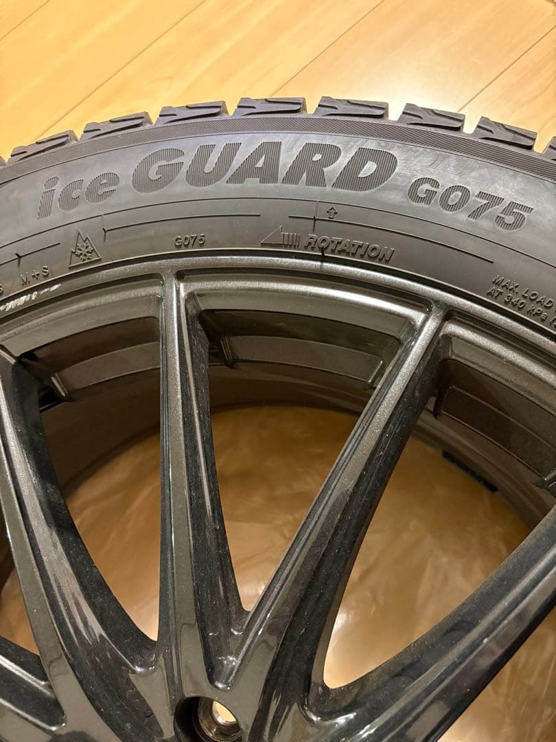 YOKOHAMA iceGUARD GO75 19インチタイヤホイール4本セット