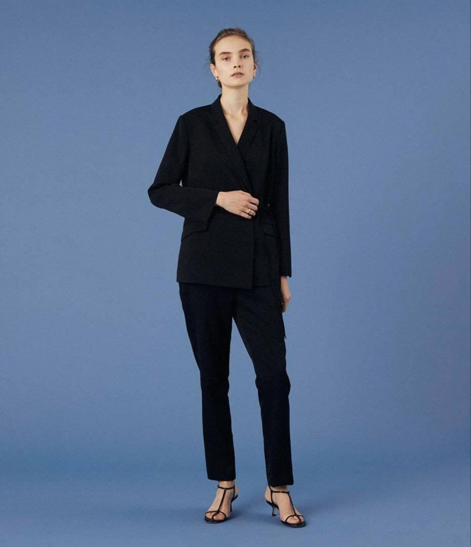 【滝沢眞規子さん着用】COLUMN テーラードカシュクールジャケット 【38】