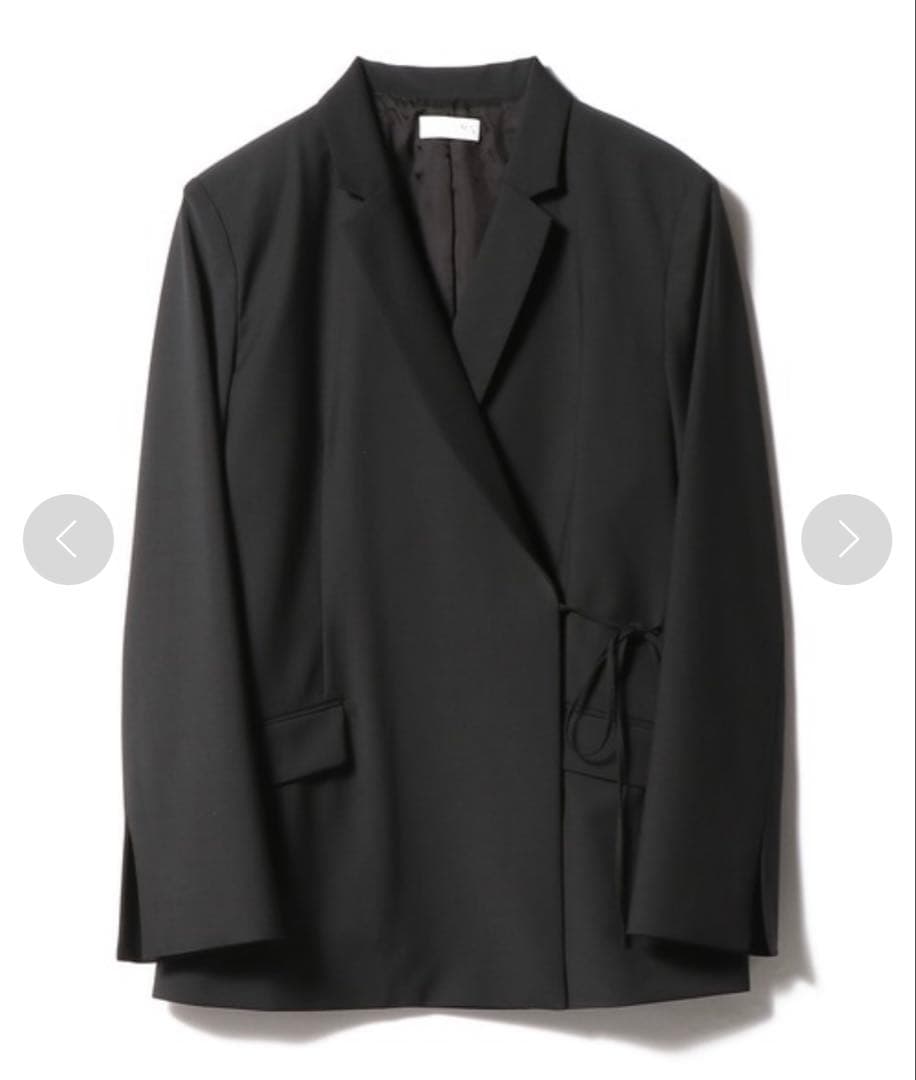 【滝沢眞規子さん着用】COLUMN テーラードカシュクールジャケット 【38】