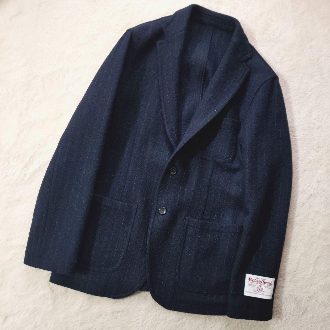 新品 BEAMS LIGHTS ハリスツイード 別注 テーラードジャケット XL