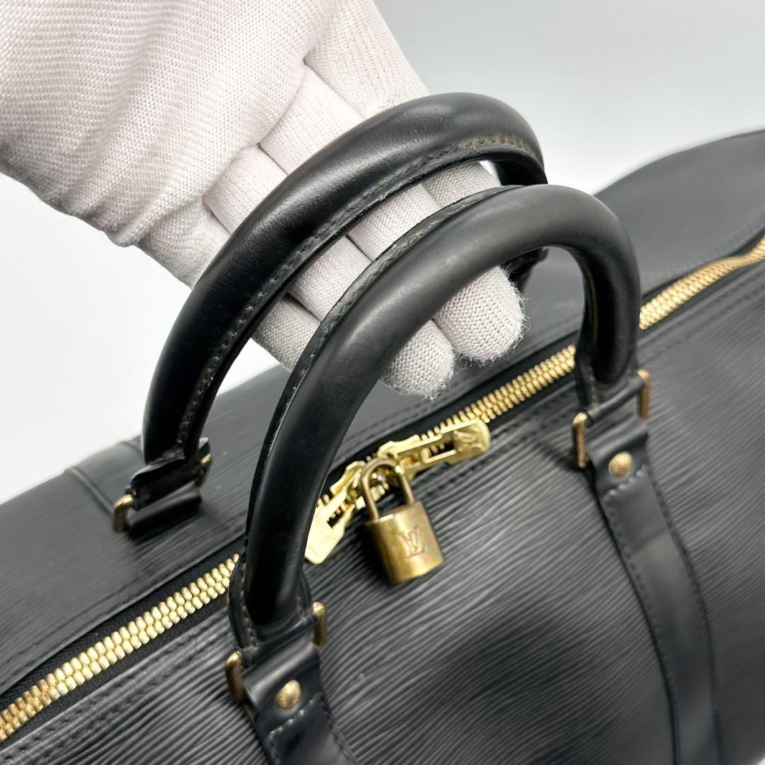 【極上美品】ルイヴィトン キーポル 50 エピ ブラック ボストンバッグ