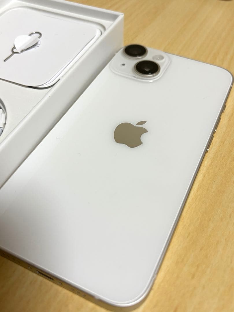 Apple iPhone14 128GB スターライト(ホワイト) 備品、箱あり