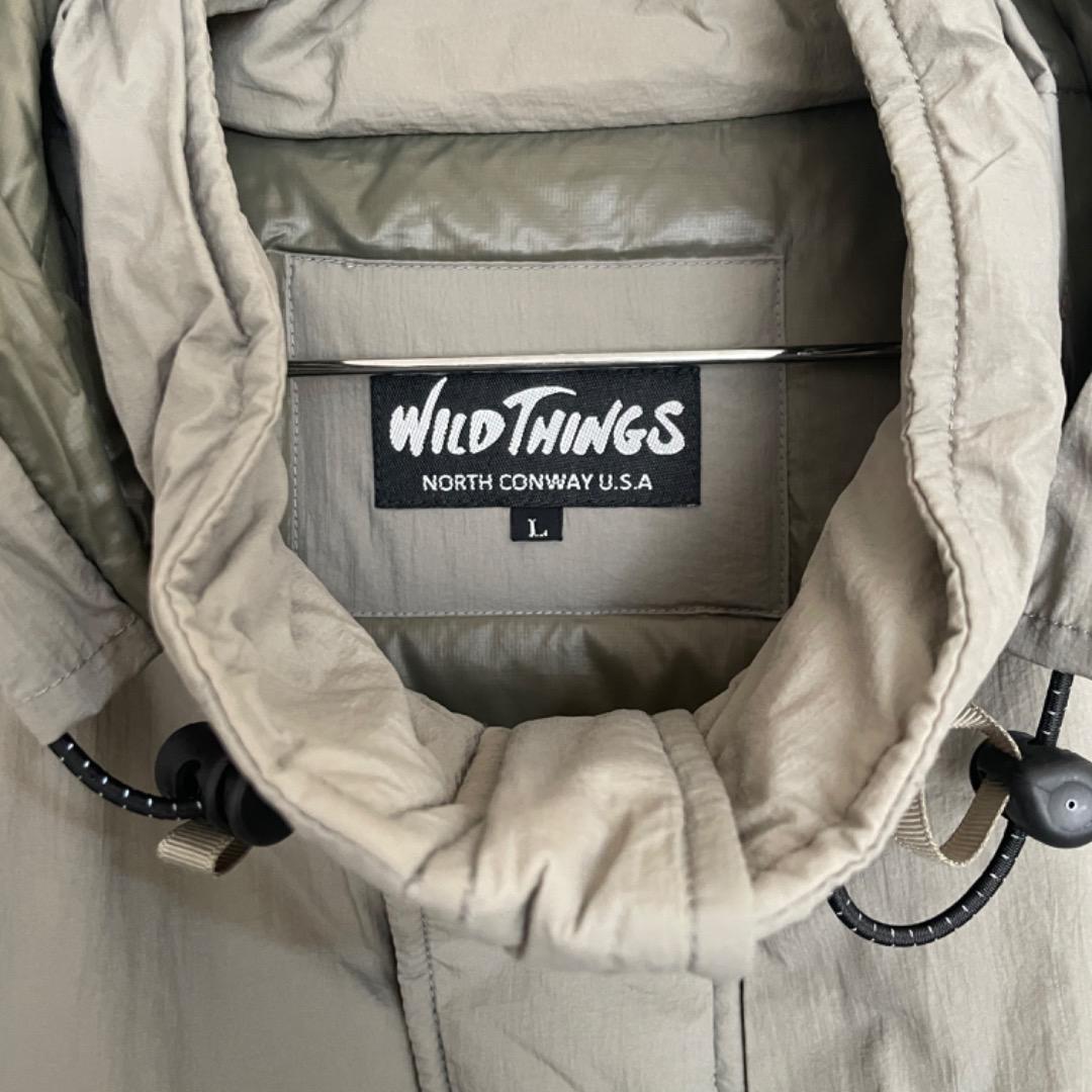 ワイルドシングス WILDTHINGS モンスターパーカー ダウン カーキ