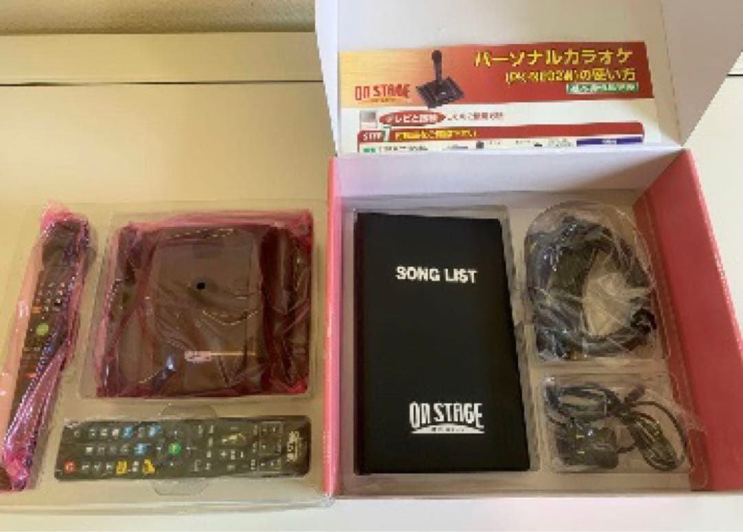 【美品】ON STAGEパーソナルカラオケ お家カラオケ PK-NE02W