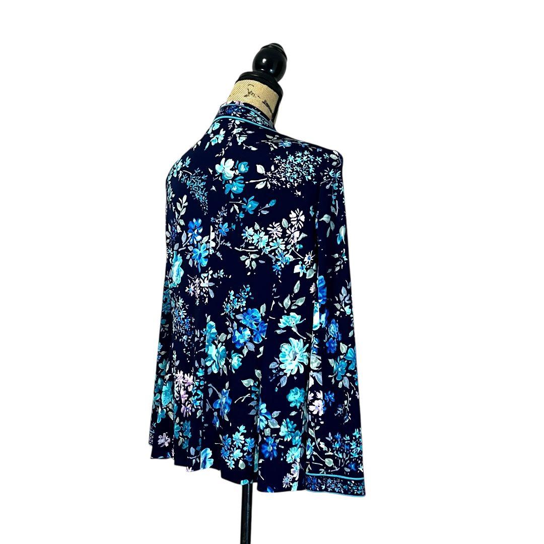 【最高級✨】【L】LEONARD 花柄 ジャケット トリアセテート65%
