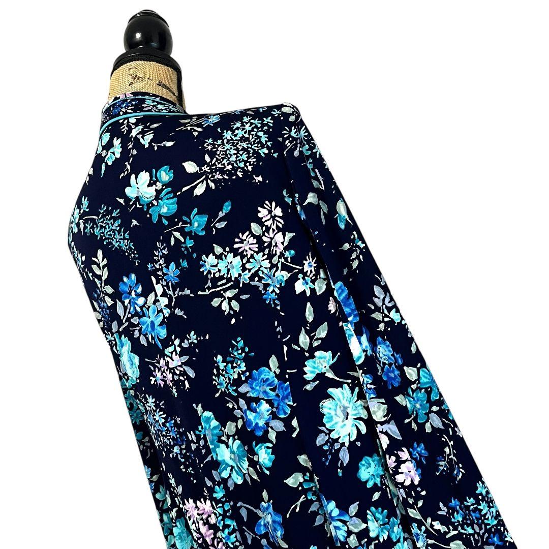 【最高級✨】【L】LEONARD 花柄 ジャケット トリアセテート65%