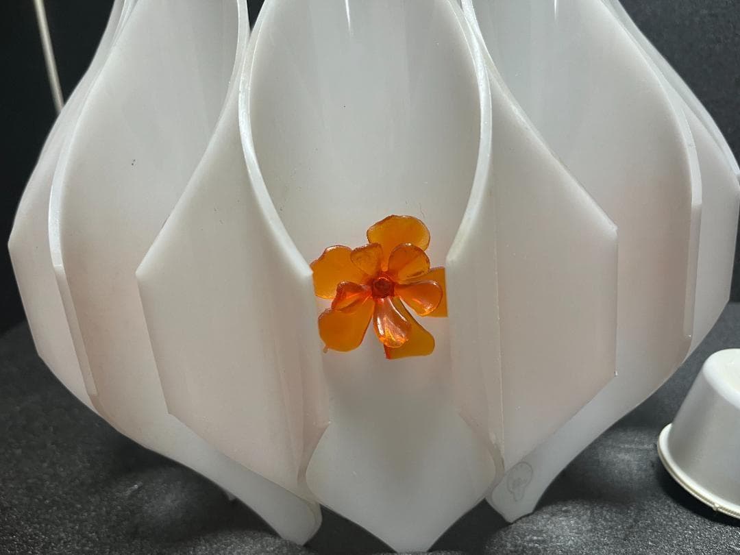 昭和レトロ　チューリップ ライト ランプ 照明 レトロ　花