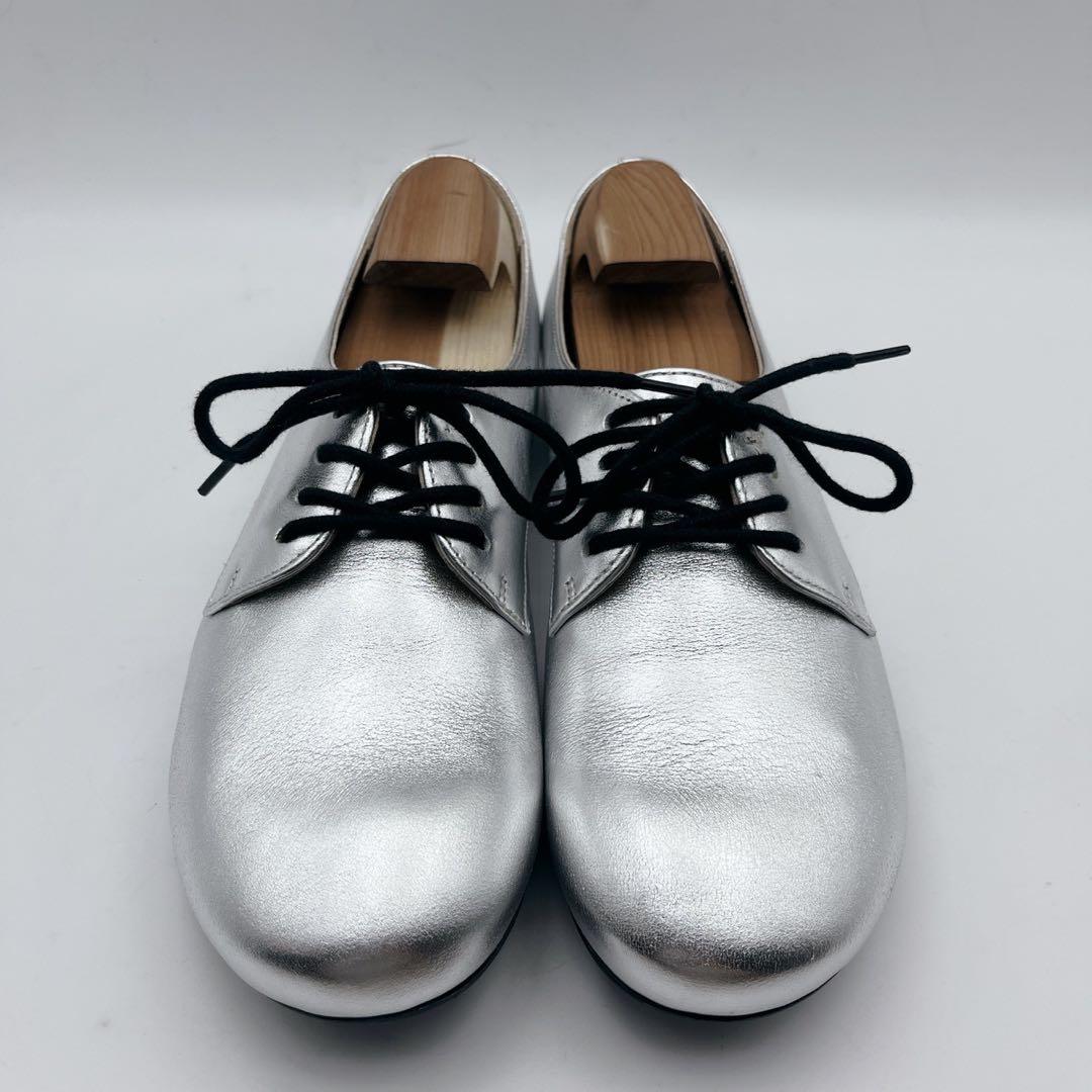 極美品✨ビルケンシュトック ソーンダース メタリックシルバー 39 25cm