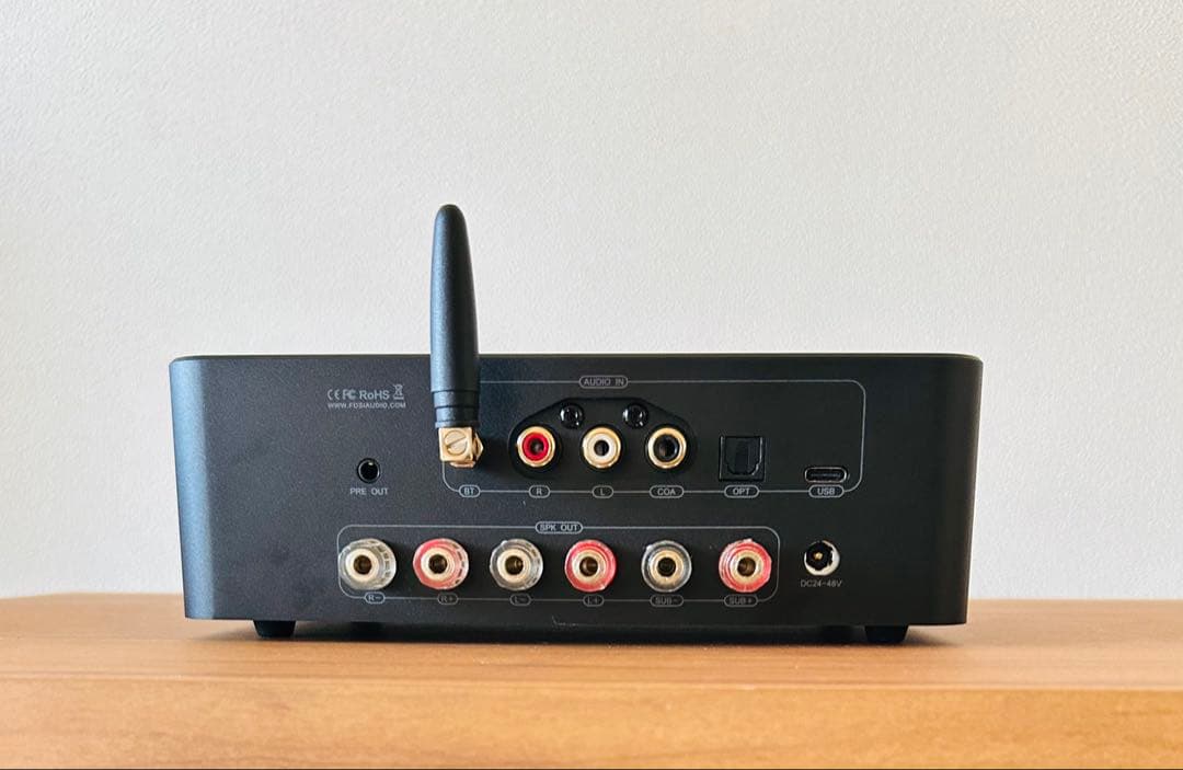 Fosi Audio ［MC351 ］VUメーター2.1CHパワーアンプ