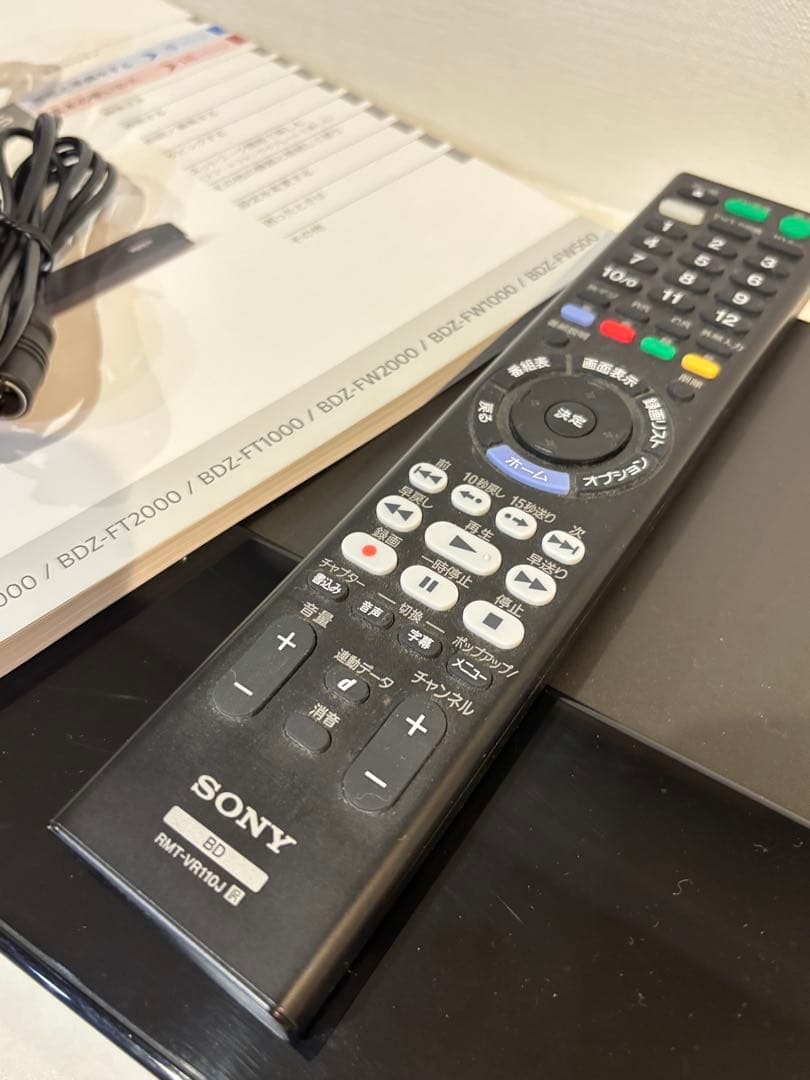 【ジャンク品】SONY BDZ-FT1000 ブルーレイレコーダー