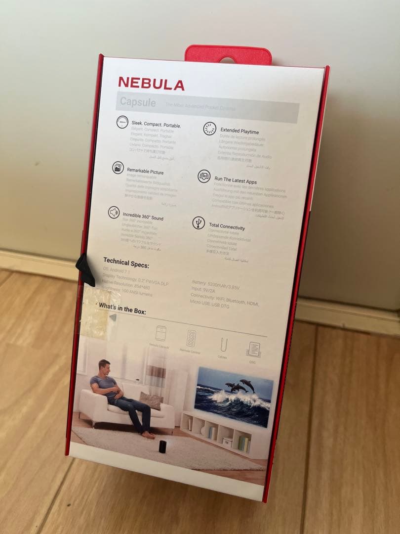 （美品）NEBULA Capsule ポータブルプロジェクター