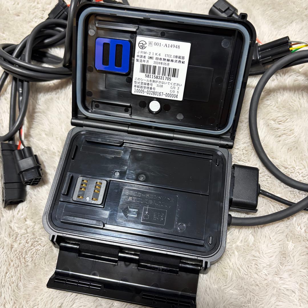 ETC2.0 バイク用ETCユニット JRM-21K4 2022年製