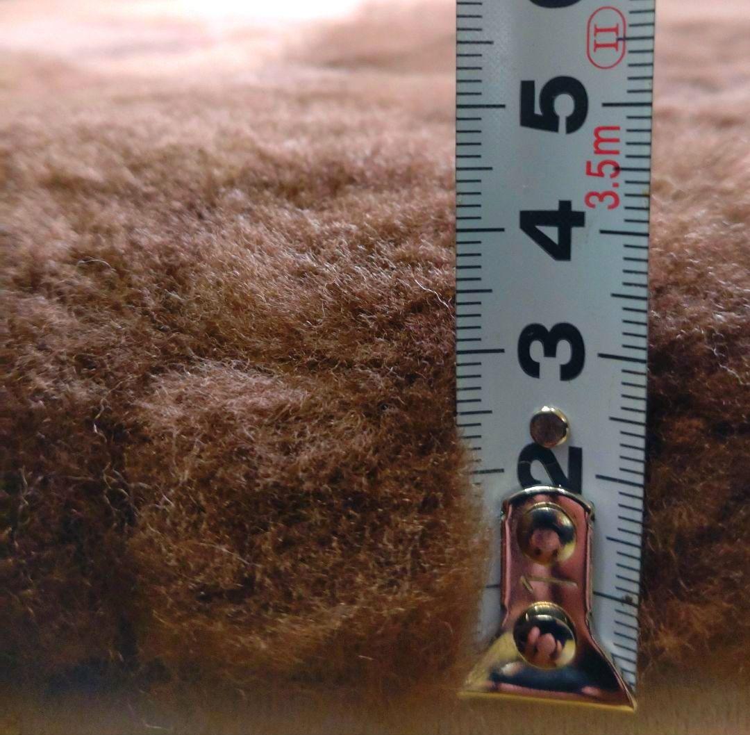 オーストラリア原皮　高密度Naturalムートンシーツ　（シングル）25㍉タイプ