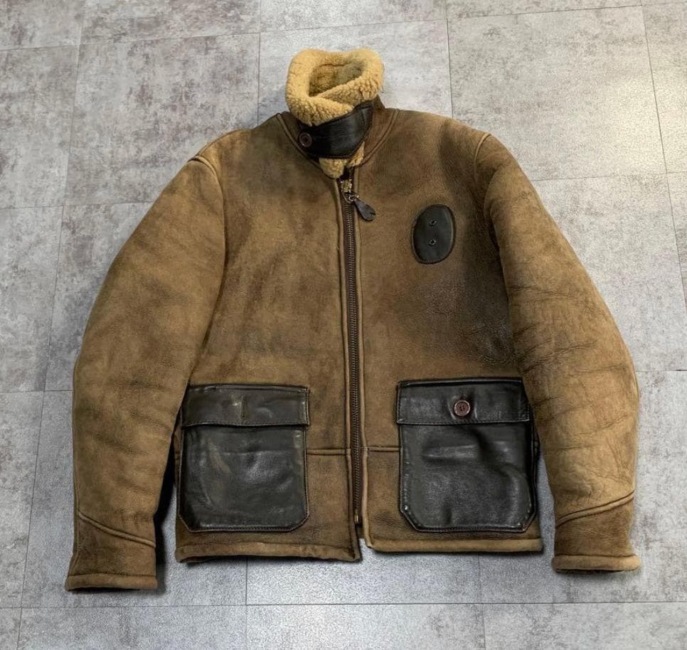 type b-3 90s schott USA製　mouton fli