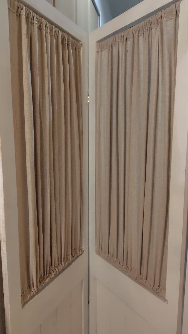 木製カーテン付きパーテーション【最終値下げです】