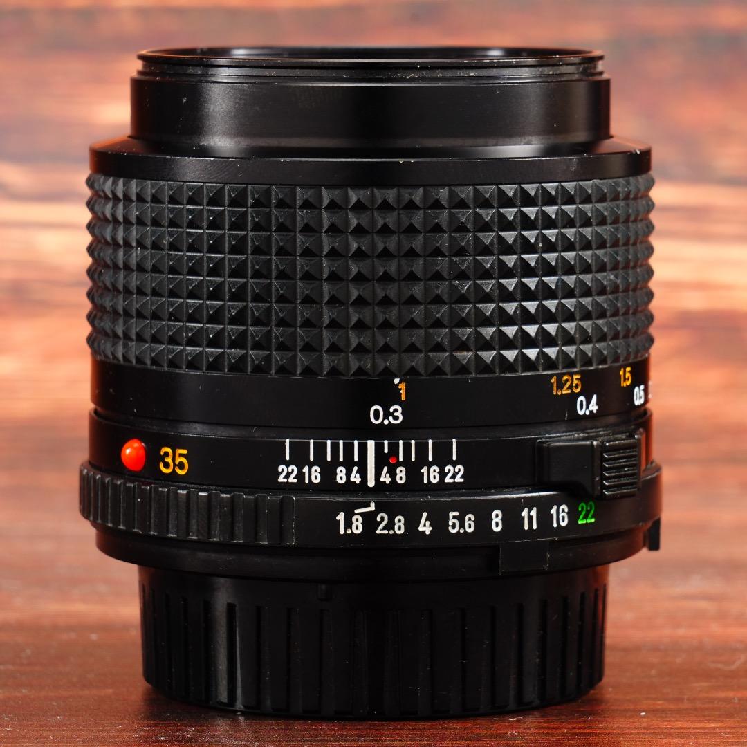 【整備＆テスト済 希少】動作◎ ミノルタ New MD 35mm F1.8 43