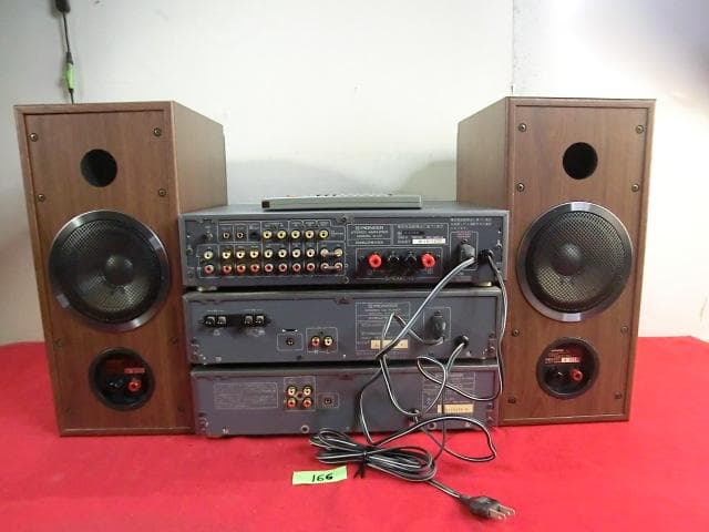 166：Pioneer A-J7　FD-J7　T-J7　ミニコンポ　ジャンク