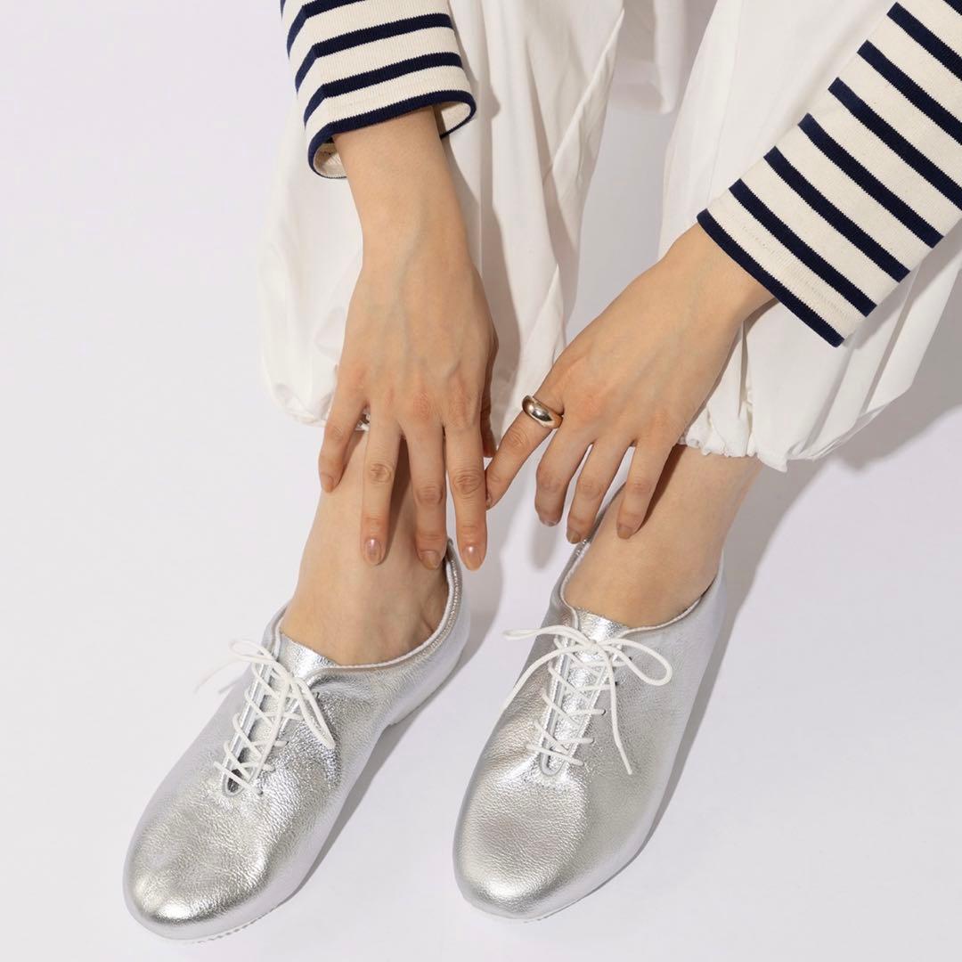 9【未使用】CROWN DANCE JAZZ SILVER 　23.5㎝