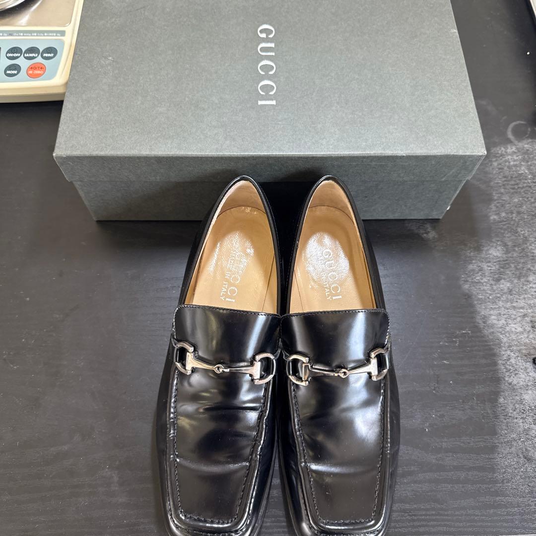 GUCCI グッチ　ホースビット　レザーローファー　36 1/2C 箱付き　美品