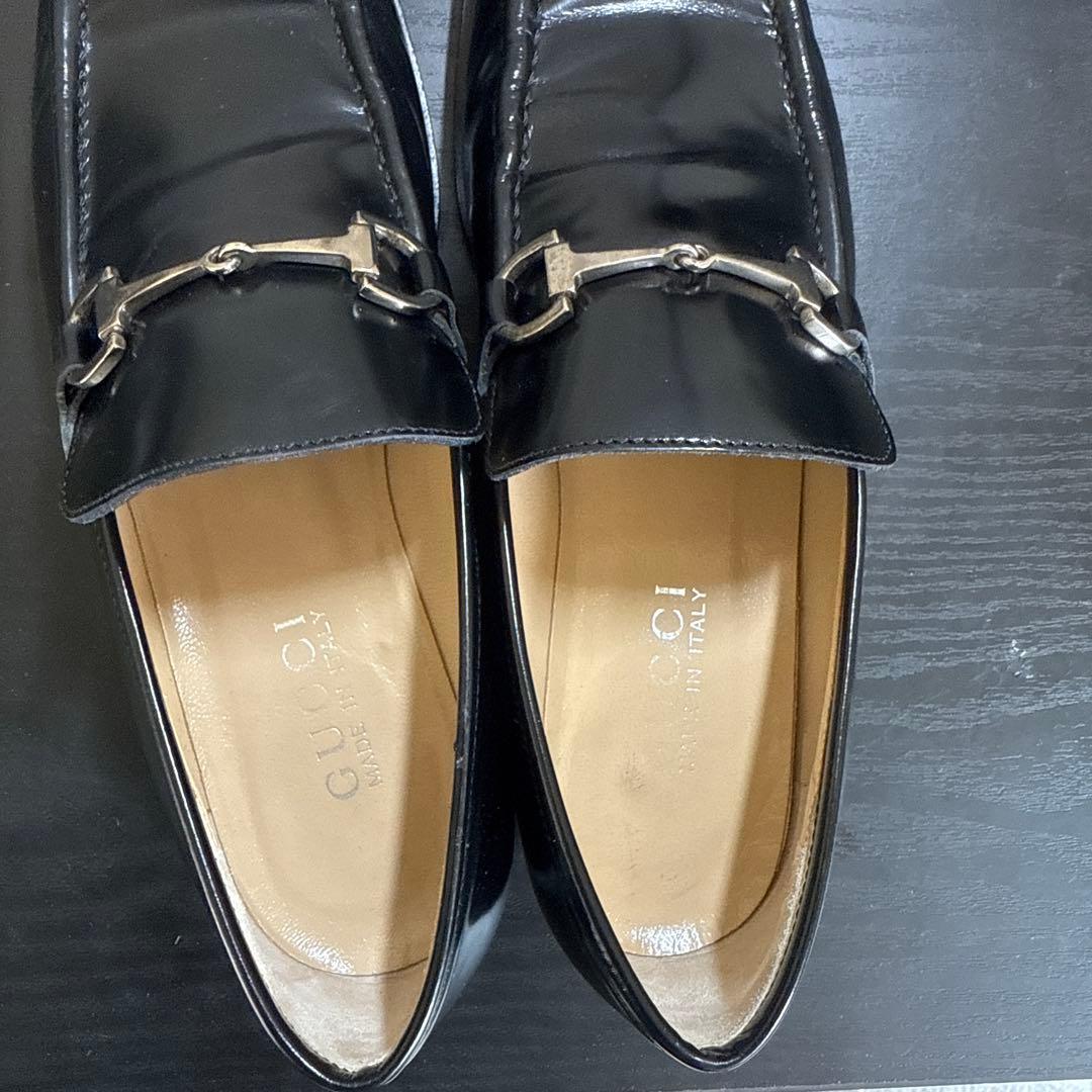 GUCCI グッチ　ホースビット　レザーローファー　36 1/2C 箱付き　美品