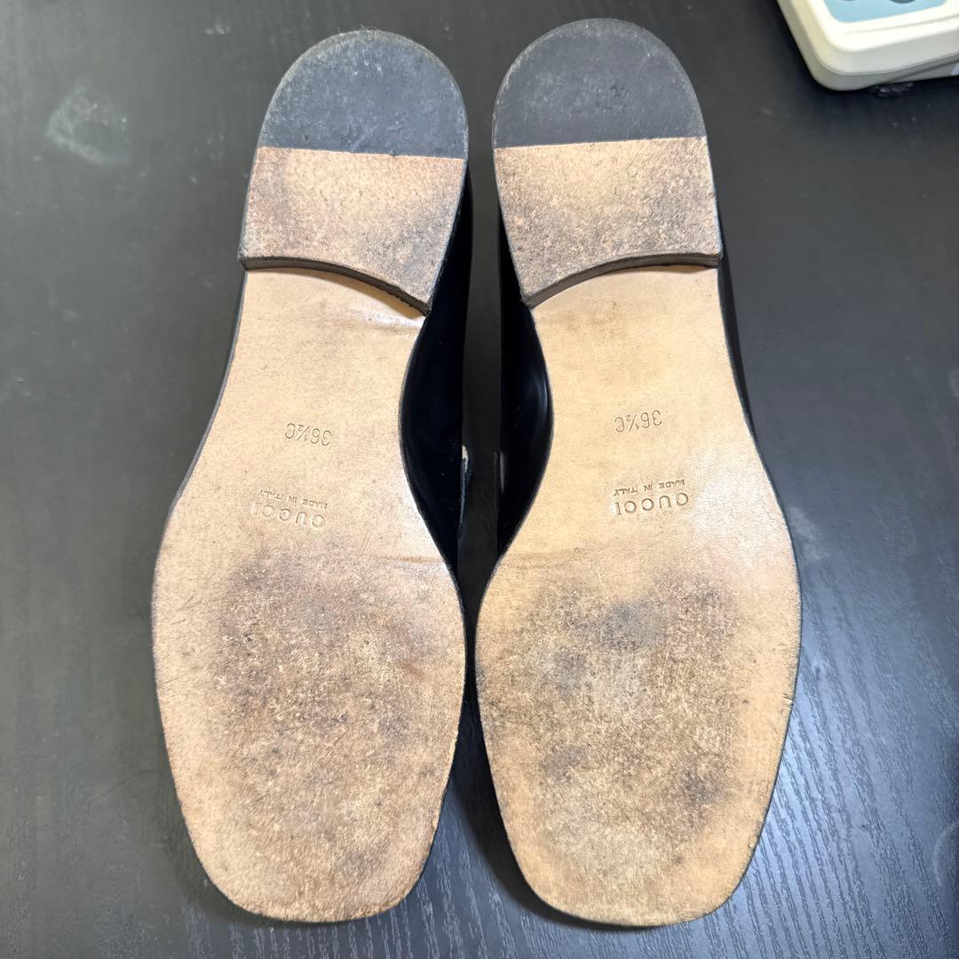 GUCCI グッチ　ホースビット　レザーローファー　36 1/2C 箱付き　美品
