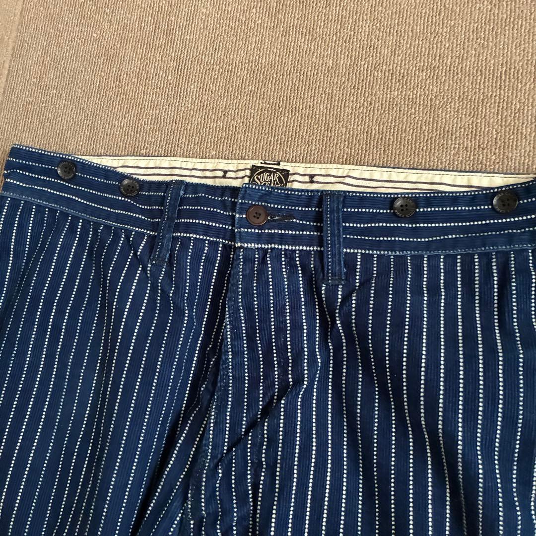 SUGAR CANE ウォバッシュ コーデュロイ トラウザーズ 32 ワーク