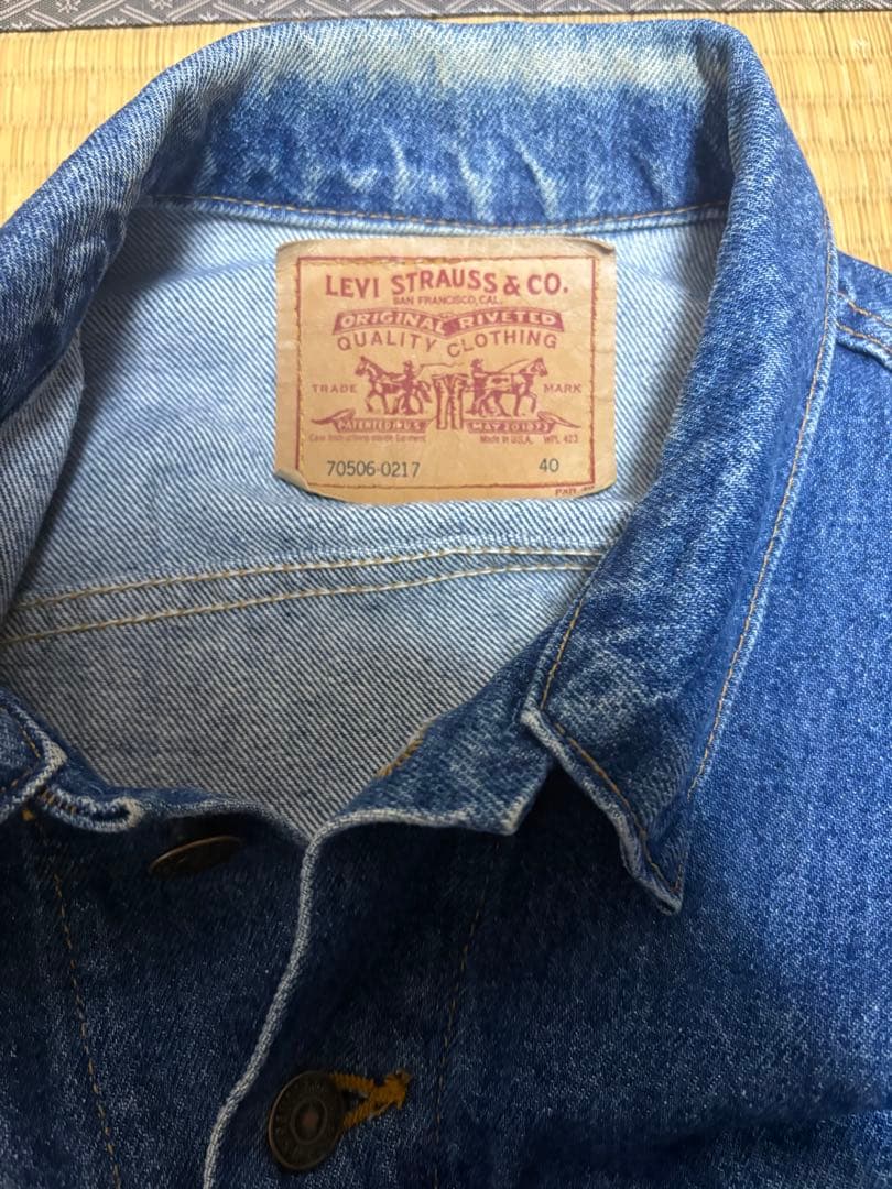 LEVI'S デニムジャケット 70506-0217 サイズ40 USA製