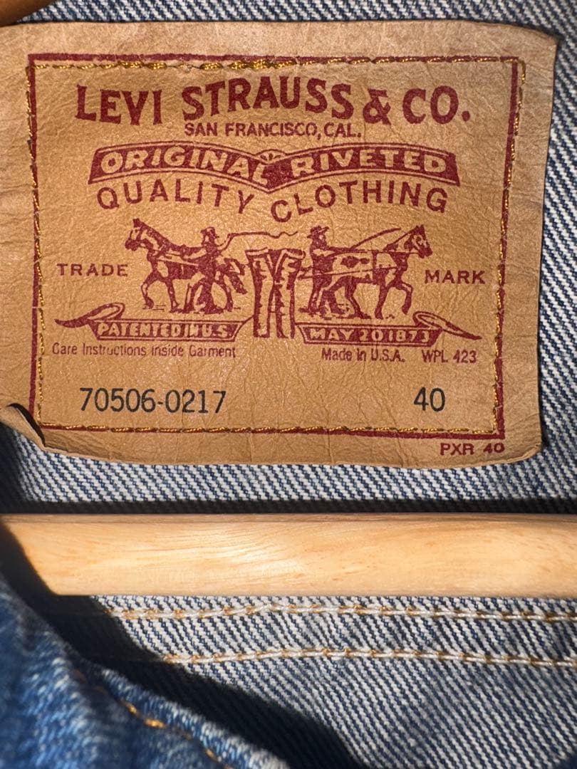 LEVI'S デニムジャケット 70506-0217 サイズ40 USA製