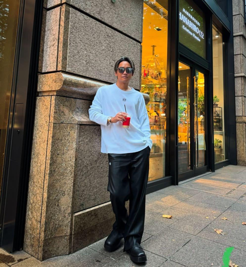 LIBEIRO レザースラックス　即完売品