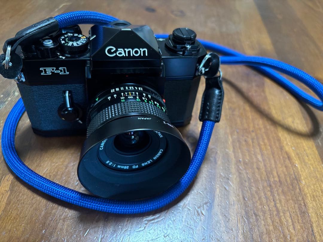 DJCanon F-1 一眼レフカメラ28mmレンズ付き