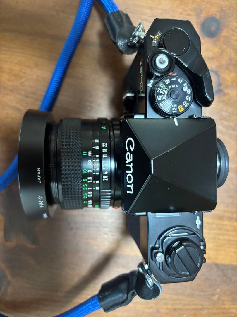 DJCanon F-1 一眼レフカメラ28mmレンズ付き