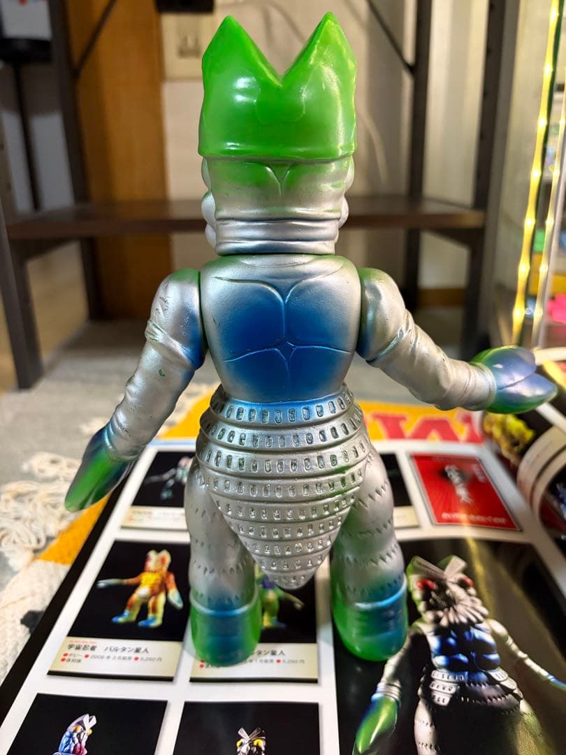 ブルマァク バルタン星人 ソフビ 当時物 恐らく1989年製造品 マルサン 復刻