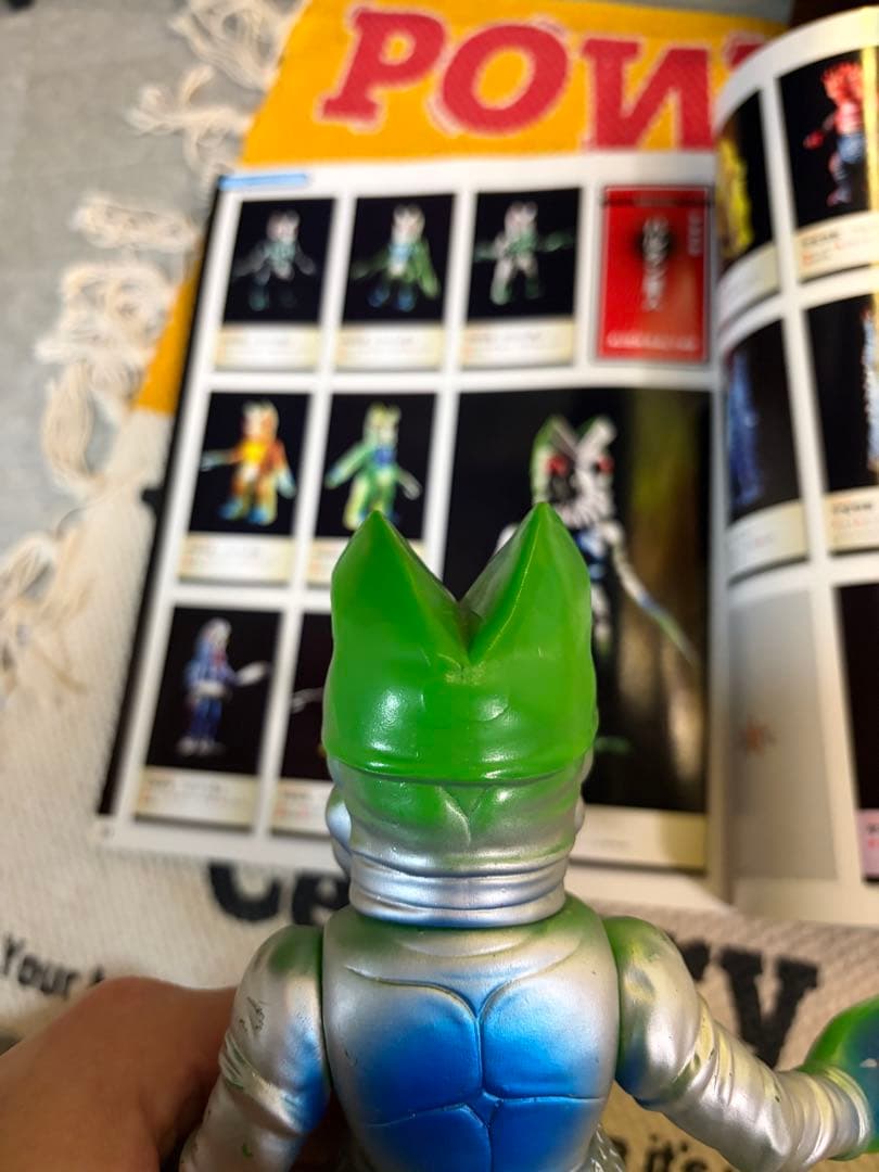 ブルマァク バルタン星人 ソフビ 当時物 恐らく1989年製造品 マルサン 復刻