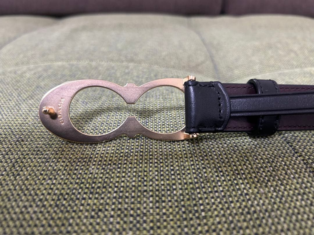 美品♡coachレザーベルト黒