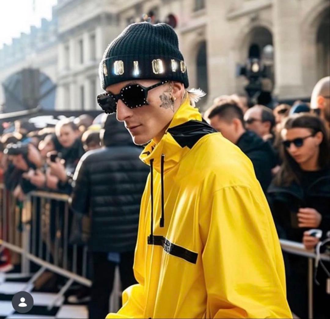 sickomonster /ラインストーン /ブラック /ビーニー