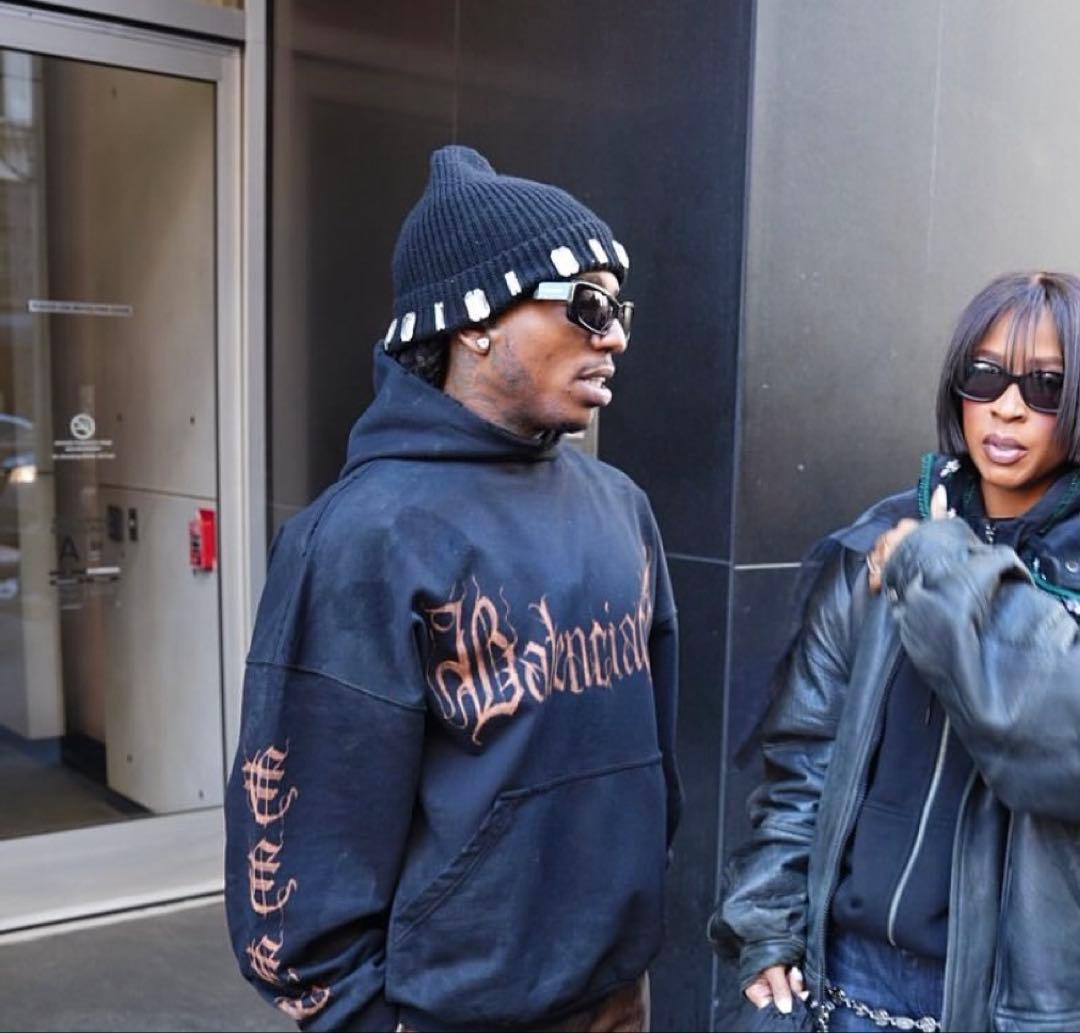 sickomonster /ラインストーン /ブラック /ビーニー