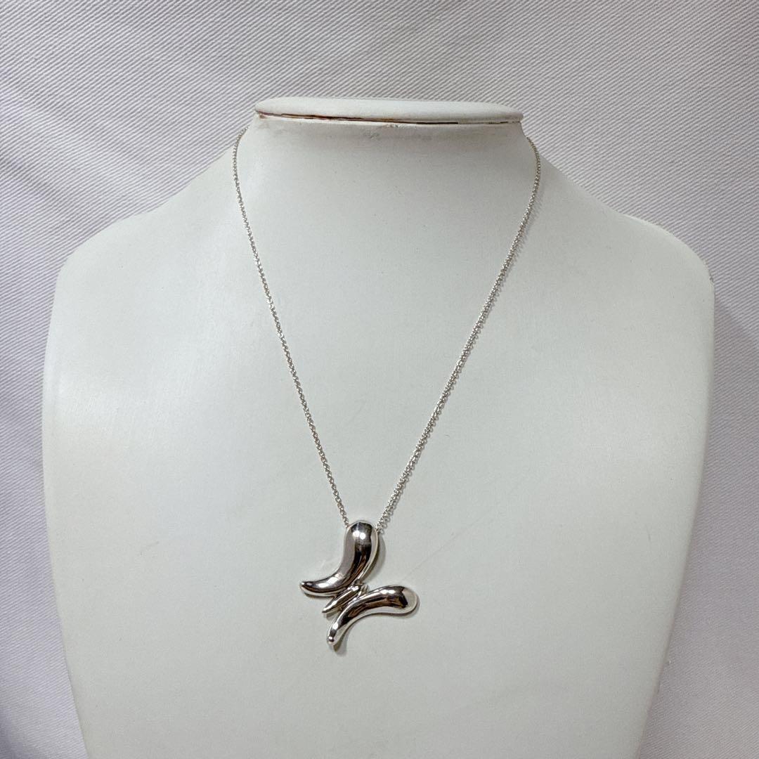 TIFFANY ティファニー シルバー 925 バタフライ 蝶々 ネックレス