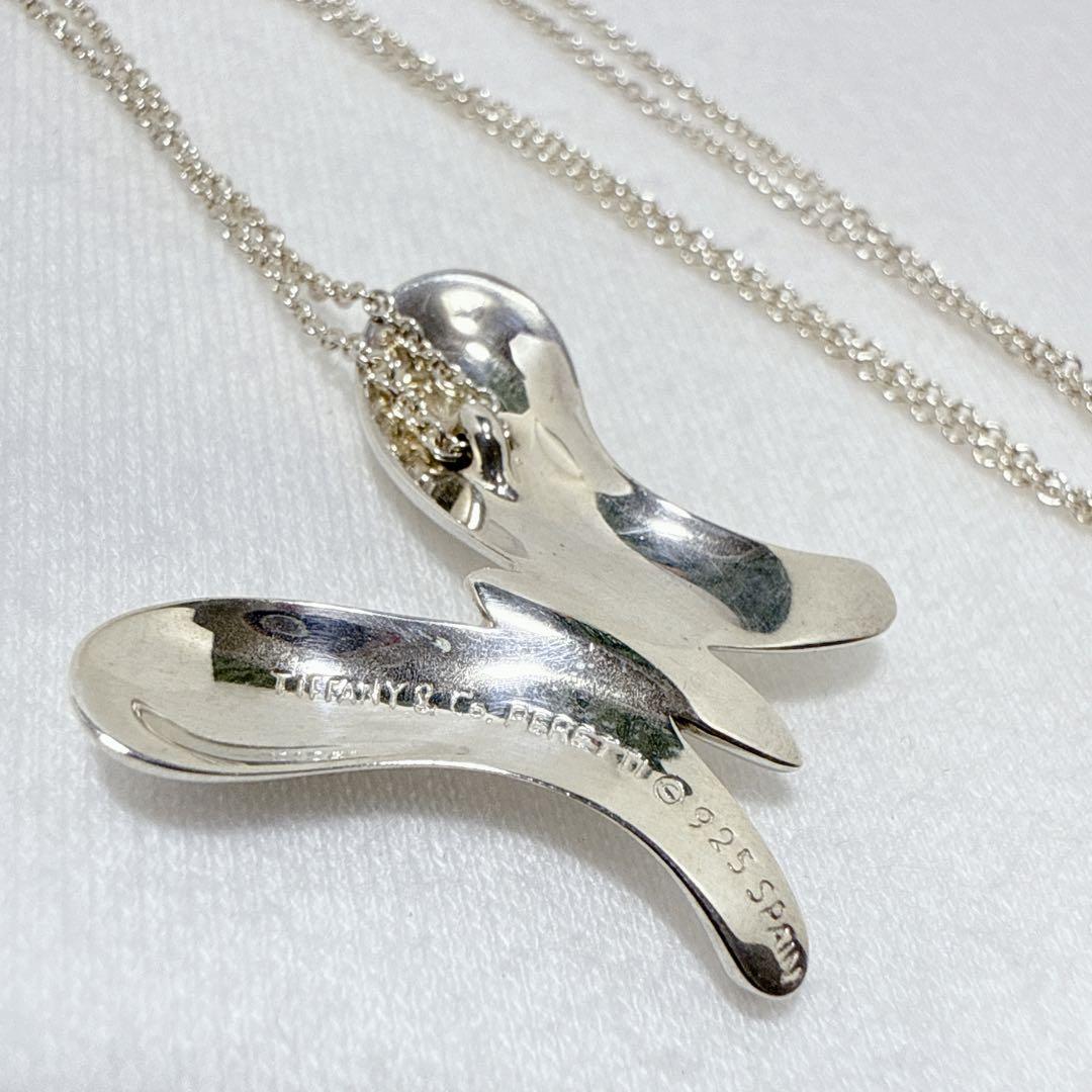 TIFFANY ティファニー シルバー 925 バタフライ 蝶々 ネックレス