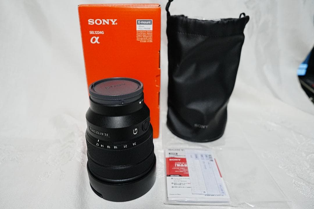 美品　SONY SEL1224G　12-24mm F4 G　広角レンズ　ソニー