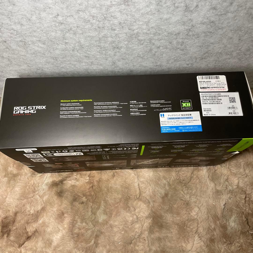 新品　ASUS ROG Strix GeForce RTX 5070 16GB