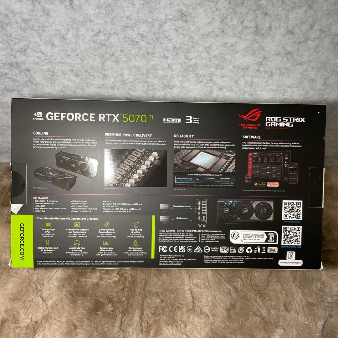 新品　ASUS ROG Strix GeForce RTX 5070 16GB