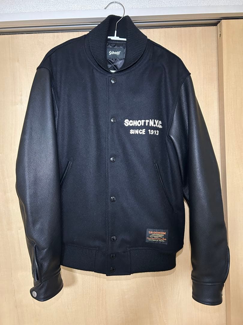 Schott N.Y.C. スタジャン ブラック