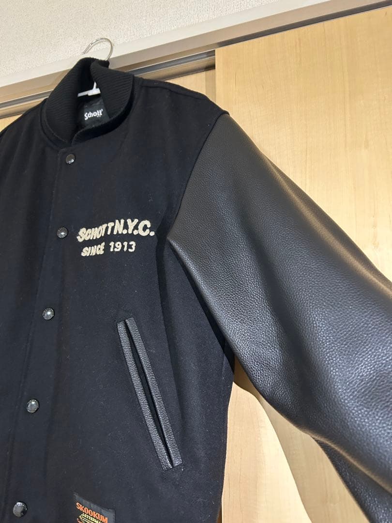 Schott N.Y.C. スタジャン ブラック