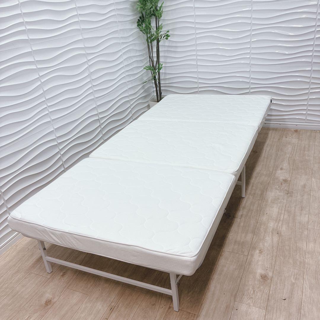 ◇フレーム◇アイリスマットレス◇折り畳み式◇シングル◇大阪兵庫京都奈良滋賀和歌山